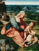 Madonna and Child with the Lamb